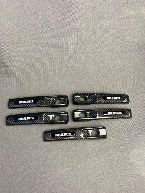 Carbon fiber BRABUS door handles complete for Mercedes-Benz W463A W464 G-Class