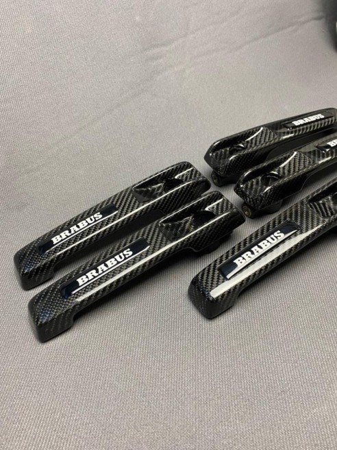 Carbon fiber BRABUS door handles complete for Mercedes-Benz W463A W464 G-Class