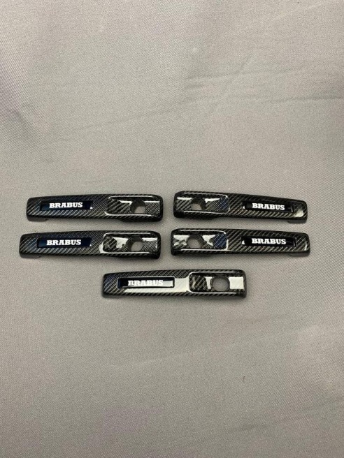 Carbon fiber BRABUS door handles complete for Mercedes-Benz W463A W464 G-Class