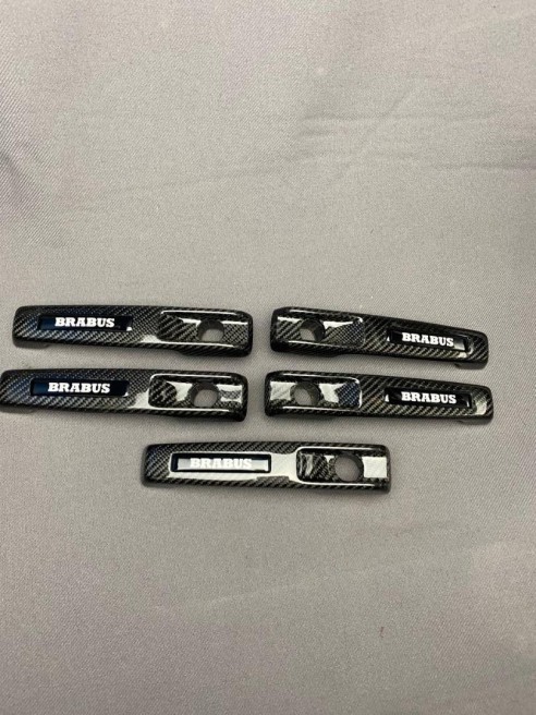 Carbon fiber BRABUS door handles complete for Mercedes-Benz W463A W464 G-Class