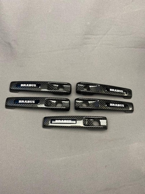 Carbon fiber BRABUS door handles complete for Mercedes-Benz W463A W464 G-Class