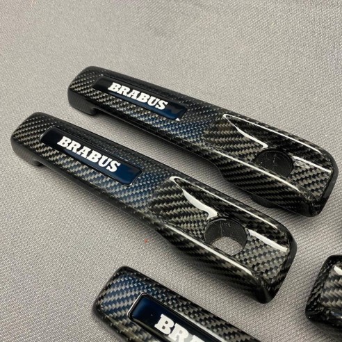 Carbon fiber BRABUS door handles complete for Mercedes-Benz W463A W464 G-Class