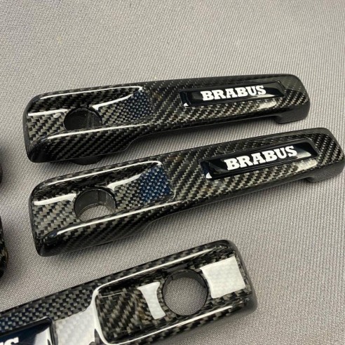 Carbon fiber BRABUS door handles complete for Mercedes-Benz W463A W464 G-Class