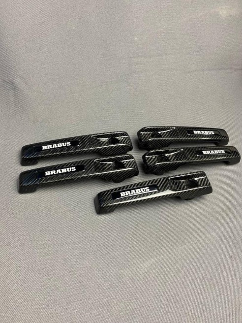 Carbon fiber BRABUS door handles complete for Mercedes-Benz W463A W464 G-Class