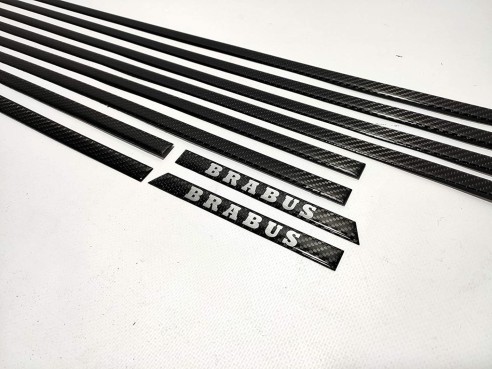 Carbon fiber side mouldings insertions set Brabus for Mercedes-Benz W463 G-Class