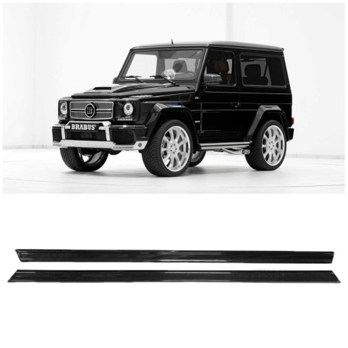  - G Class W463 - Carbon fiber lower entrance mouldings trim for 3-door Mercedes-Benz W463 G-Class - 1 - Carbon fiber lower entr