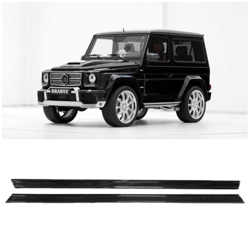  - G Class W463 - Carbon fiber lower entrance mouldings trim for 3-door Mercedes-Benz W463 G-Class - 2 - Carbon fiber lower entr