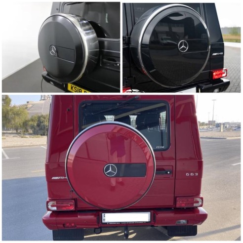 Fiberglass rear spare wheel plate cover for Mercedes-Benz W463 G-Class