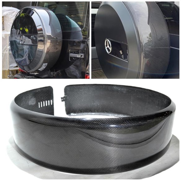 Carbon fiber rear wheel spare ring cover for Mercedes-Benz W463 G-Wagon 2007-2018