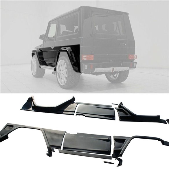 Brabus fiberglass widestar body kit with carbon elements for Mercedes-Benz G-Class W463 3-door (16 elements)