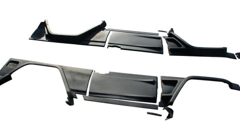 Brabus fiberglass widestar body kit with carbon elements for Mercedes-Benz G-Class W463 3-door (16 elements)