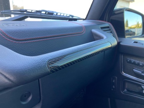 Carbon fiber interior dashboard panels trim replacement for Mercedes-Benz W463