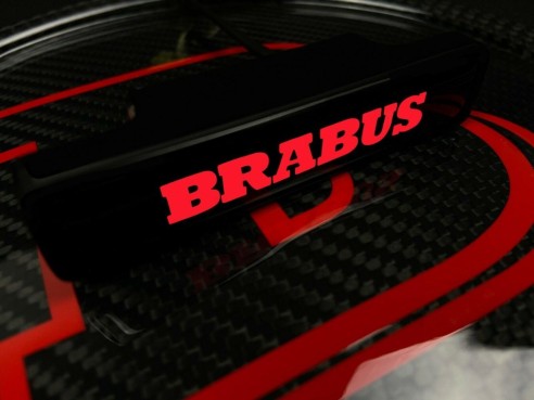 Brabus LED grille red badge emblem logo for Mercedes W463 G Wagon G63 G500 G55 