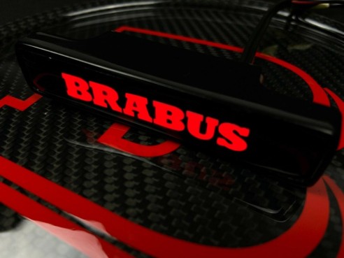 Brabus LED grille red badge emblem logo for Mercedes W463 G Wagon G63 G500 G55 