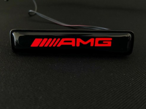 AMG LED grille red badge emblem logo for Mercedes W463 G Wagon  