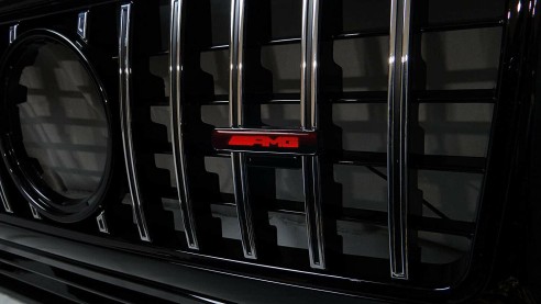 AMG LED grille red badge emblem logo for Mercedes W463 G Wagon  