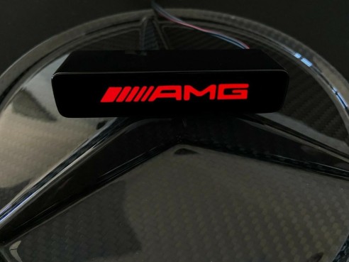 AMG LED grille red badge emblem logo for Mercedes W463 G Wagon  