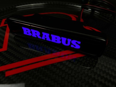 Brabus LED grille blue badge emblem logo for Mercedes W463 G Wagon