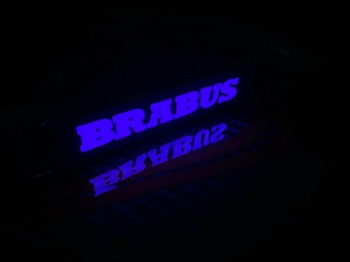 Brabus LED grille blue badge emblem logo for Mercedes W463 G Wagon