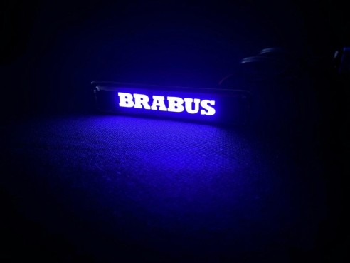 Brabus LED grille blue badge emblem logo for Mercedes W463 G Wagon