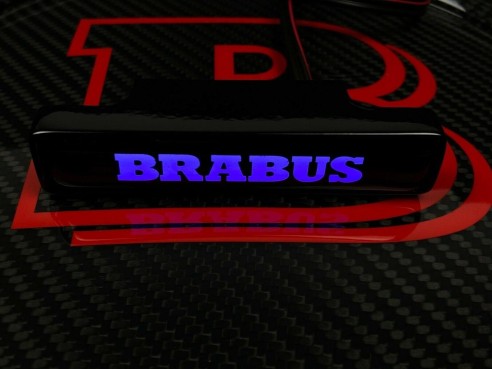 Brabus LED grille blue badge emblem logo for Mercedes W463 G Wagon