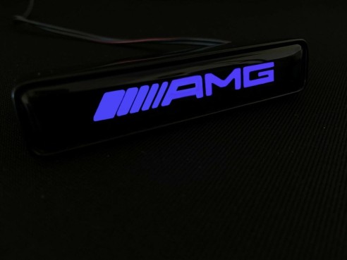 AMG LED grille blue badge emblem logo for Mercedes W463 G Wagon  