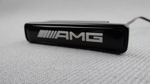 AMG LED grille white badge emblem logo for Mercedes W463 G Wagon  