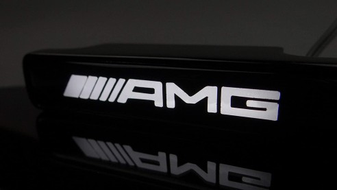 AMG LED grille white badge emblem logo for Mercedes W463 G Wagon  