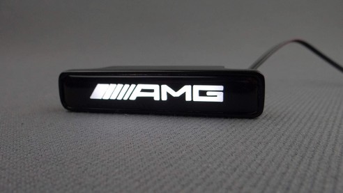 AMG LED grille white badge emblem logo for Mercedes W463 G Wagon  