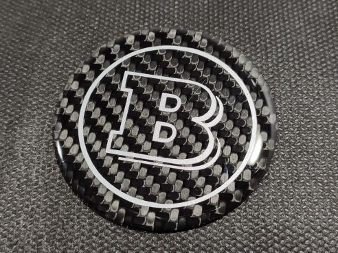 Сarbon fiber Brabus badge emblem logo 53mm for Mercedes W463 G Wagon