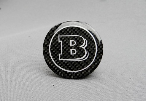 Сarbon fiber Brabus badge emblem logo 53mm for Mercedes W463 G Wagon