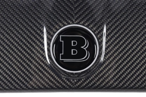 2-component grey metallic Brabus badge logo emblem 53mm for hood trunk Mercedes-Benz G-Wagon G-Class…