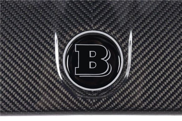 2-component grey metallic Brabus badge logo emblem 53mm for hood trunk Mercedes-Benz G-Wagon G-Class…