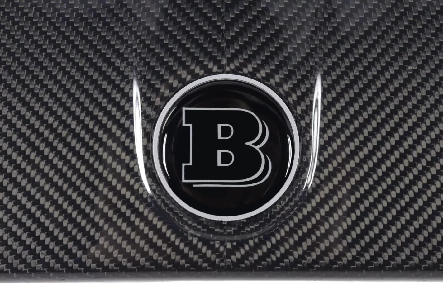 2-component grey metallic Brabus badge logo emblem 53mm for hood trunk Mercedes-Benz G-Wagon G-Class…