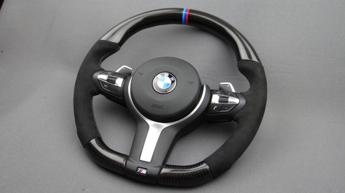 BMW F30 F15 F16 Steering Wheel Carbon Alcantara