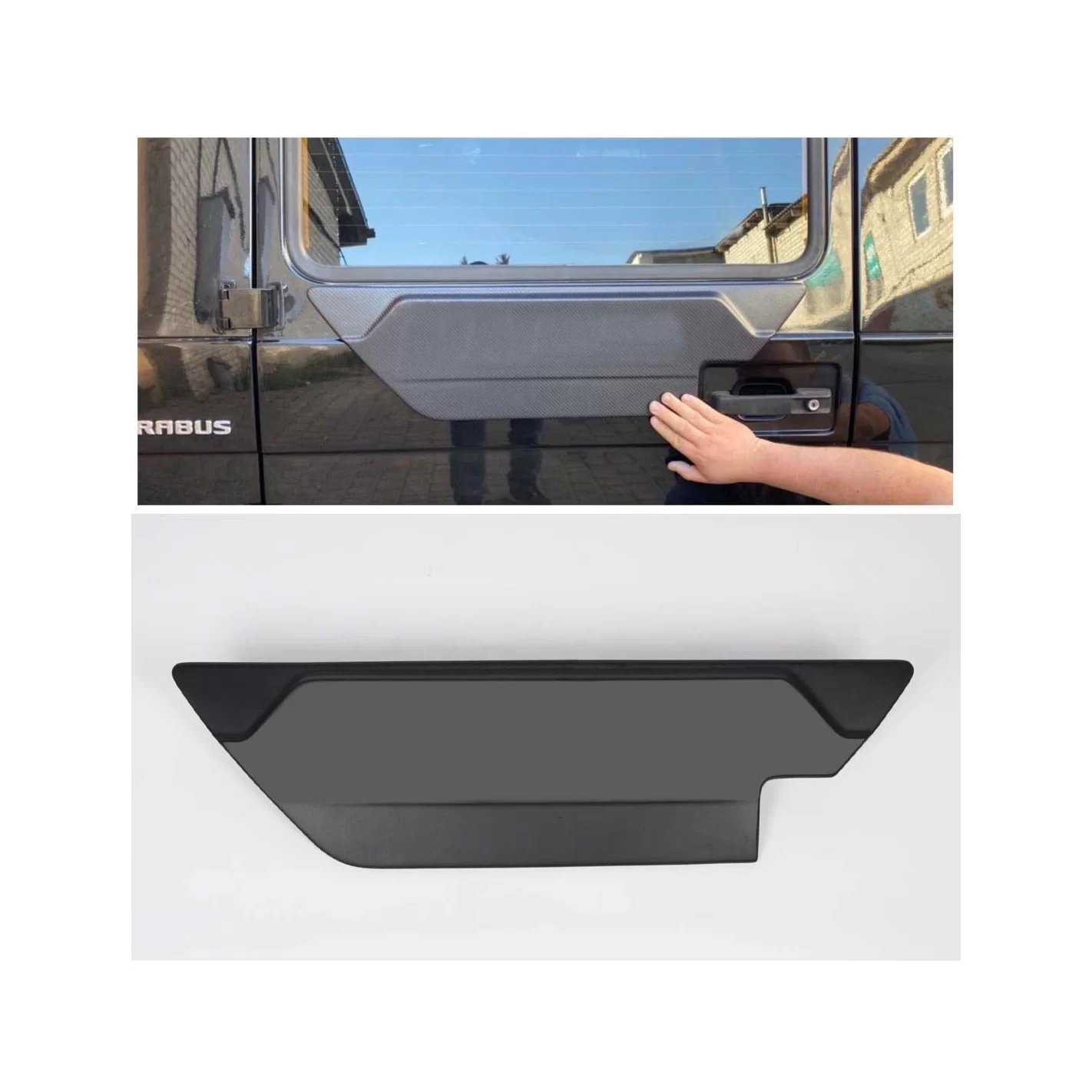  - G Class W463 - Fiberglass rear door attachment for Mercedes-Benz G-Wagon W463 - 1 - Fiberglass rear door attachment for Merce