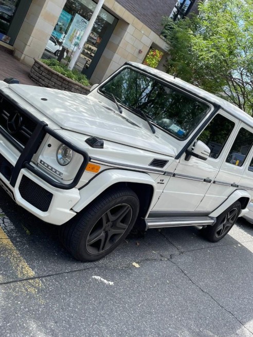 Front bumper guard stainless steel black protection guard for Mercedes-Benz G-Wagon W463