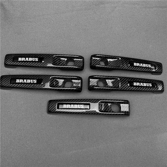 Carbon fiber Brabus door handles 5pcs for Mercedes-Benz W463 G-Class