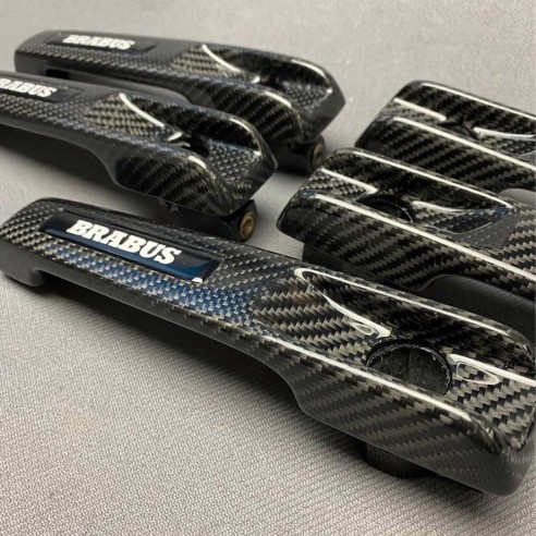 Carbon fiber Brabus door handles 5pcs for Mercedes-Benz W463 G-Class