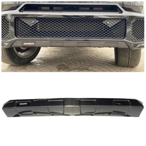 Carbon fiber front diffuser for Brabus Widestar bumper Mercedes-Benz W463a G-Class