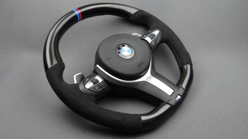 BMW F30 F15 F16 Steering Wheel Carbon Alcantara