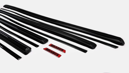 Brabus mouldings insertions black gloss for Mercedes-Benz G-Class W463A 10pcs Set