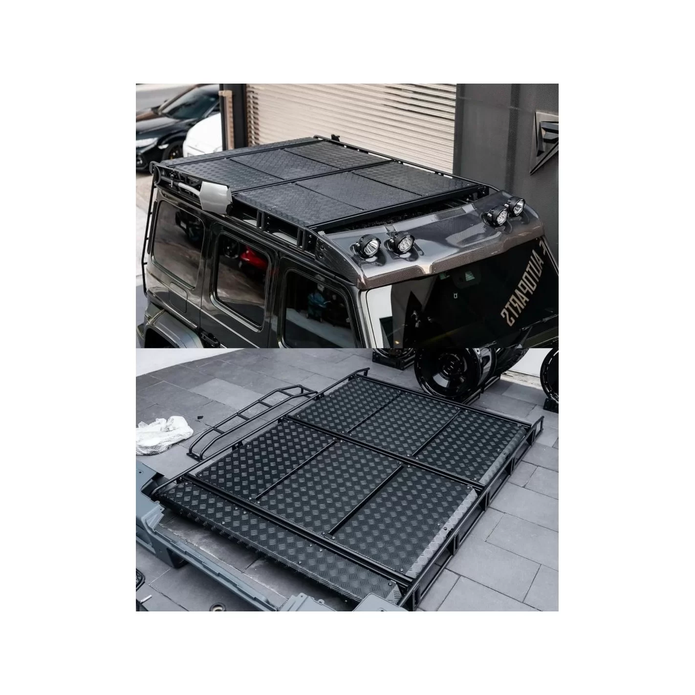 Metalic roof rack for Mercedes-Benz W463A 4x4 G-Wagon