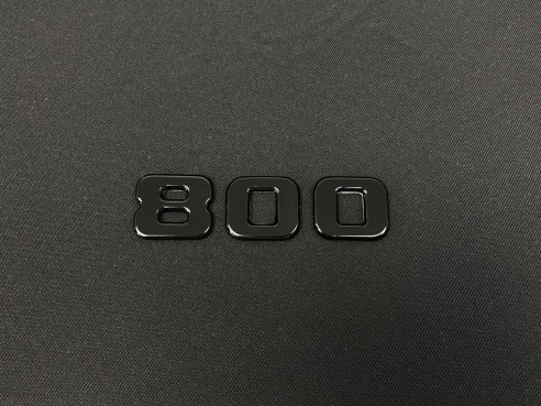 Metalic Brabus 800 style emblem logo badges for Mercedes-Benz G-Class W463A