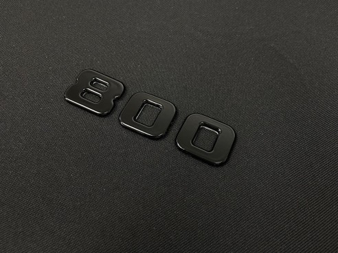 Metalic Brabus 800 style emblem logo badges for Mercedes-Benz G-Class W463A