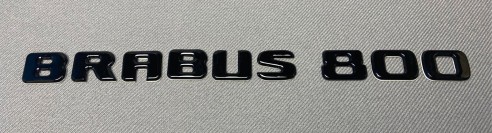 Metallic Brabus 800 style emblem logo badges for Mercedes-Benz W463 G-Class