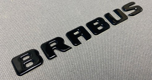 Metallic Brabus 800 style emblem logo badges for Mercedes-Benz W463 G-Class