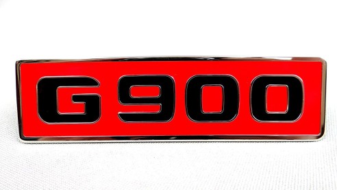 Metallic Brabus G900 style fenders emblem logo badges for Mercedes-Benz W463 G-Class 3pcs