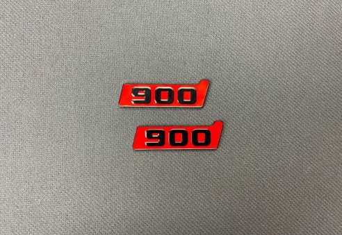 Metallic Brabus 900 fenders emblem logo badges for Mercedes-Benz W463 G-Class