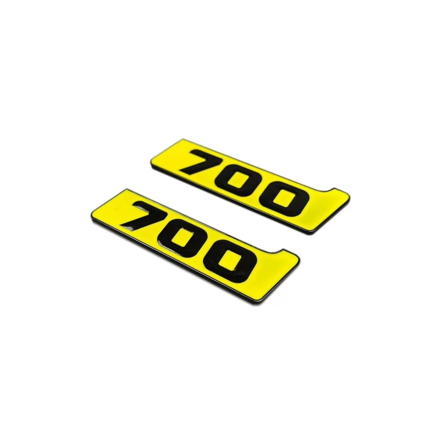 Metallic Brabus Biturbo 700 yellow fenders emblem logo badges for Mercedes-Benz W463 G-Class